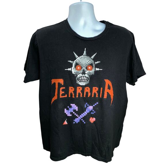Terraria Skeletron And Weapons T-Shirt size actual meas 21x26 more Medium - Picture 1 of 7